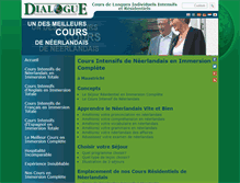 Tablet Screenshot of cours-neerlandais.com